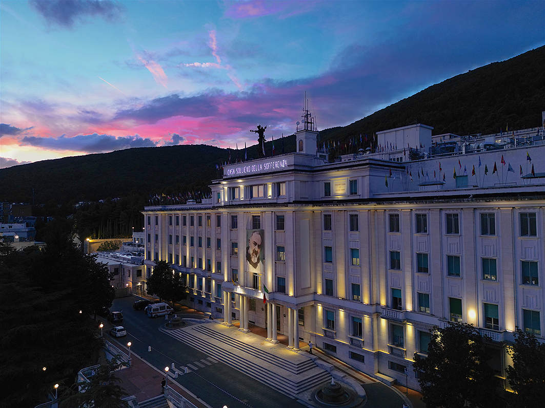 CSS hospital at night