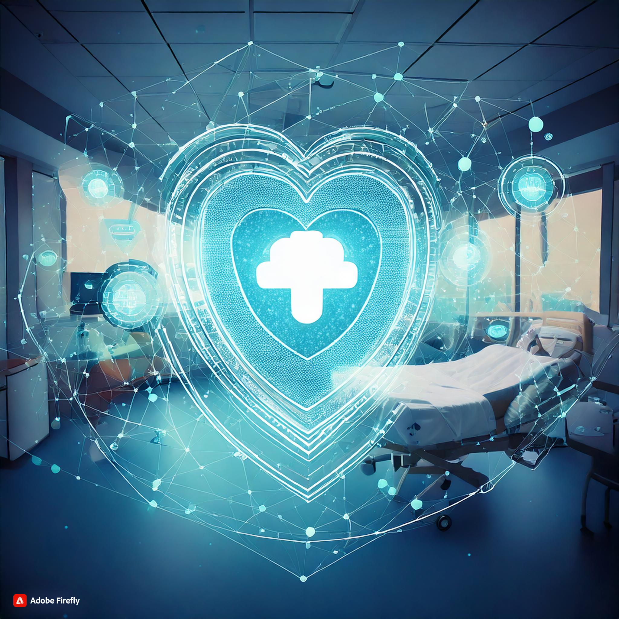 engaging and futuristic digital illustration that visualizes the concepts of priva